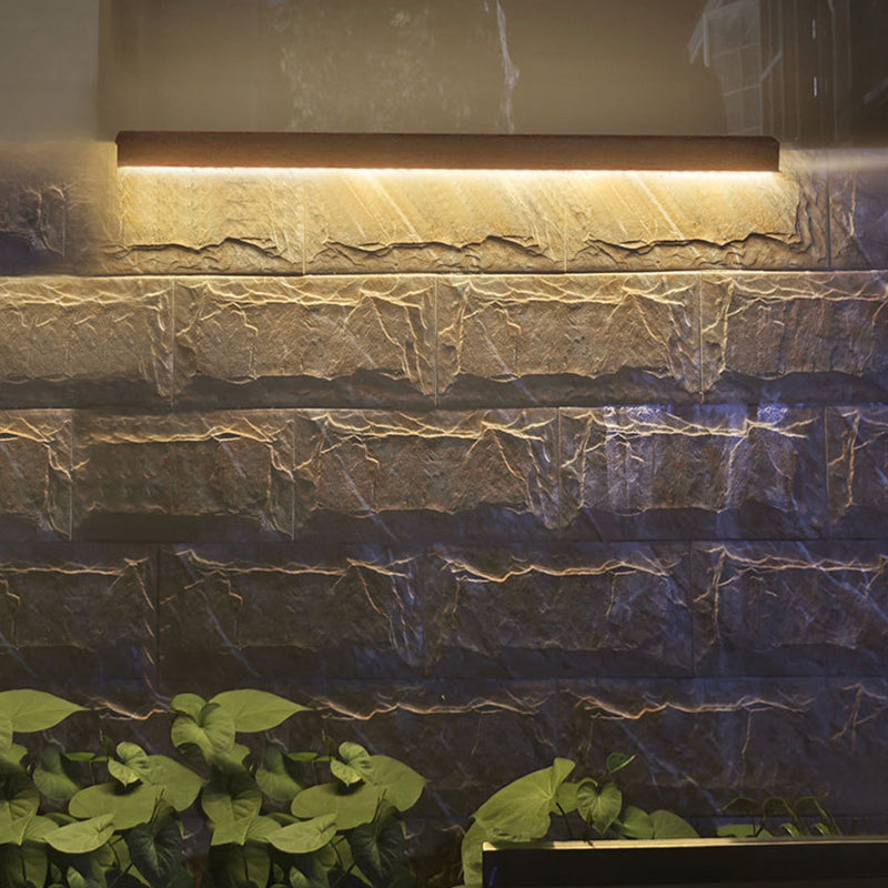 Solar Tempered Glass Wall Washer LED Wall Sconce Lamp