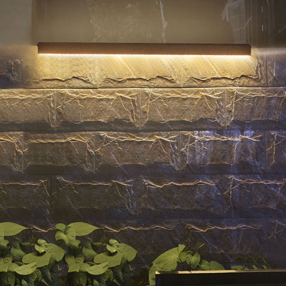 Solar Tempered Glass Wall Washer LED Wall Sconce Lamp