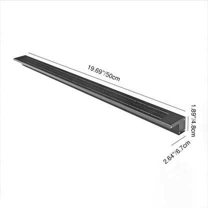 Solar Tempered Glass Wall Washer LED Wall Sconce Lamp