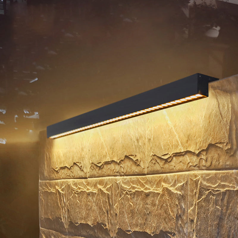 Solar Tempered Glass Wall Washer LED Wall Sconce Lamp