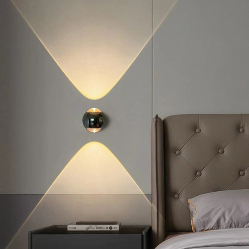 Modern Minimalist Globe Crystal LED Wall Sconce Lamp