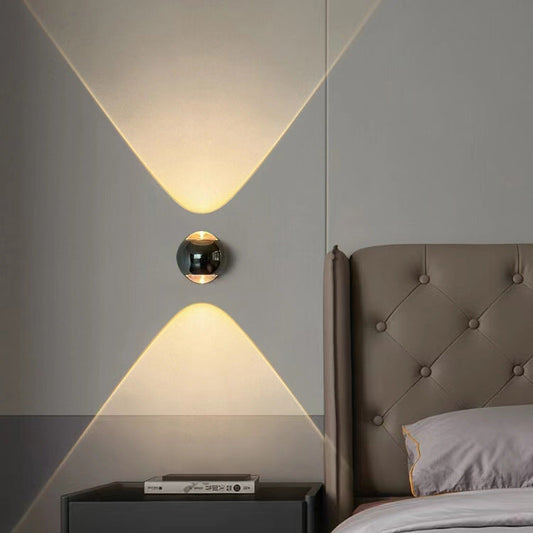 Modern Minimalist Globe Crystal LED Wall Sconce Lamp
