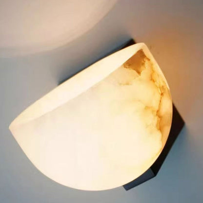 Luxury Globe Marble Iron 1-Light Wall Sconce Lamp