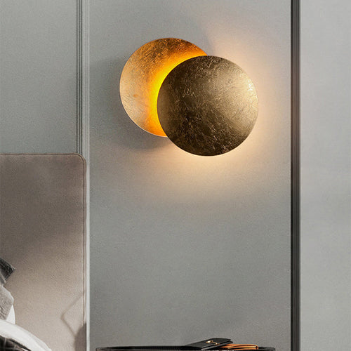 Contemporary Nordic Round Iron LED Wall Sconce Lamp