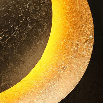 Contemporary Nordic Round Iron LED Wall Sconce Lamp