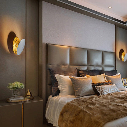 Contemporary Nordic Round Iron LED Wall Sconce Lamp