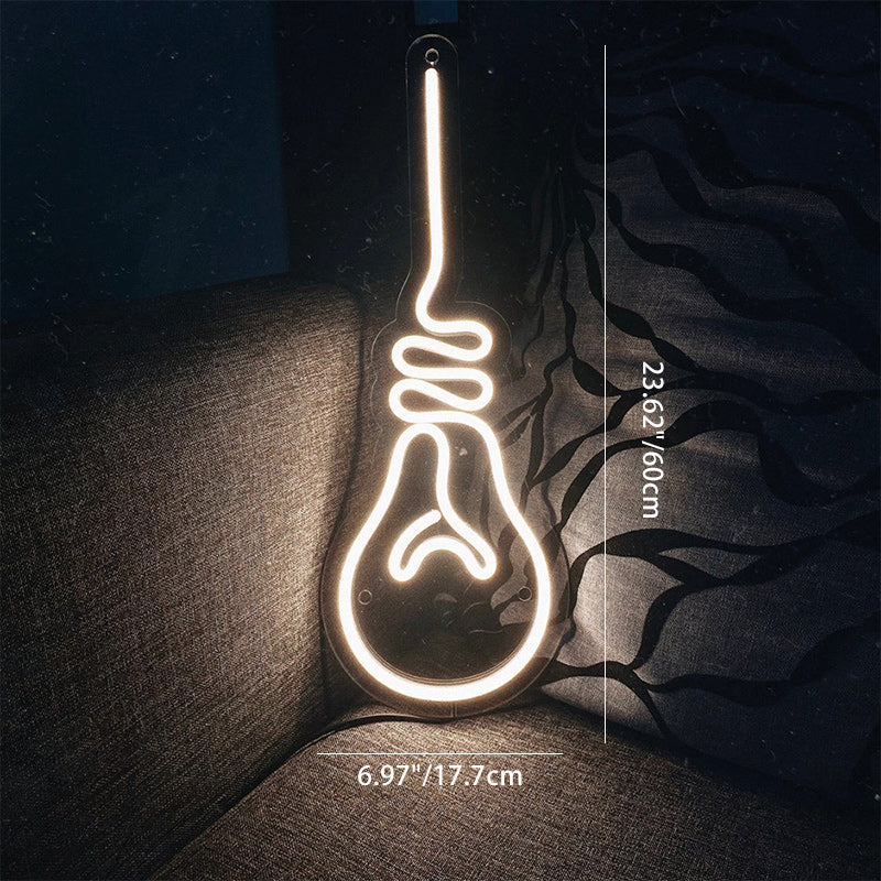 Contemporary Creative Guitar Acrylic LED Wall Sconce Lamp