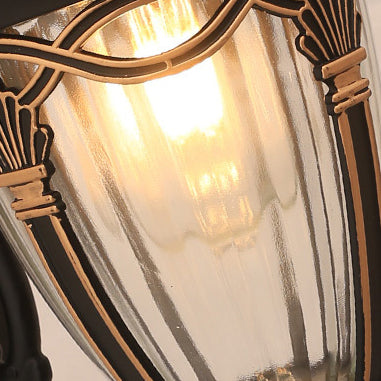 European Column Aluminum 1-Light Wall Sconce Lamp