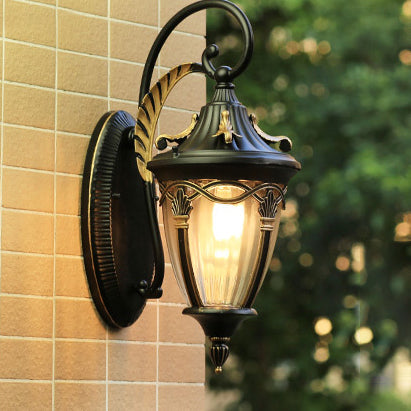 European Column Aluminum 1-Light Wall Sconce Lamp