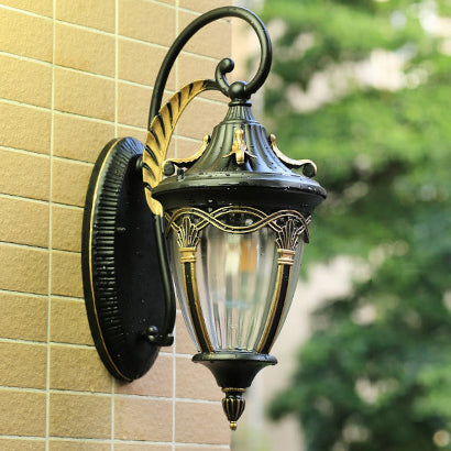European Column Aluminum 1-Light Wall Sconce Lamp