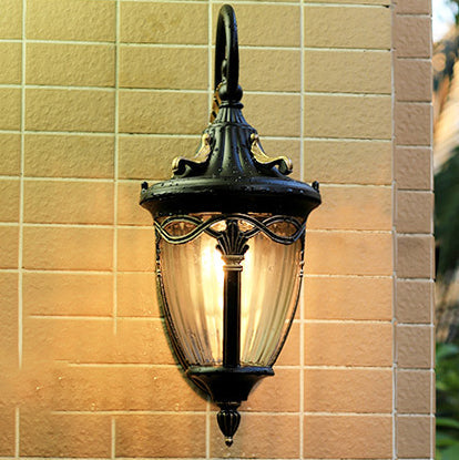 European Column Aluminum 1-Light Wall Sconce Lamp