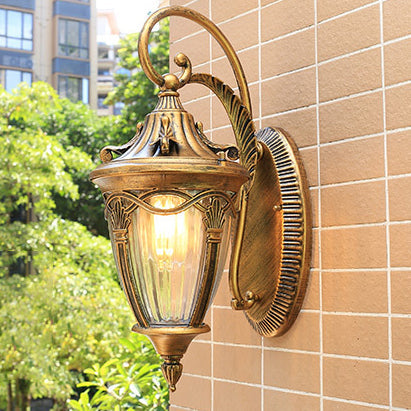 European Column Aluminum 1-Light Wall Sconce Lamp