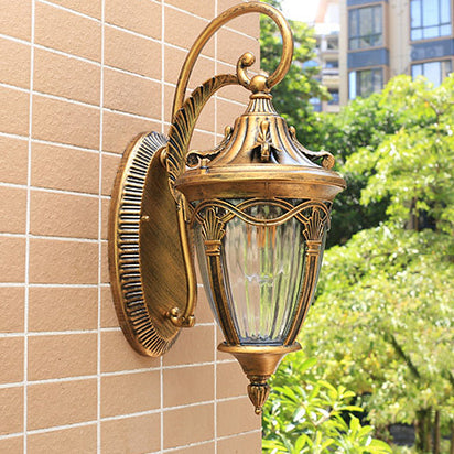 European Column Aluminum 1-Light Wall Sconce Lamp