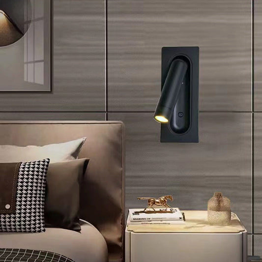 Minimalist Column Steel Aluminum LED Wall Sconce Lamp
