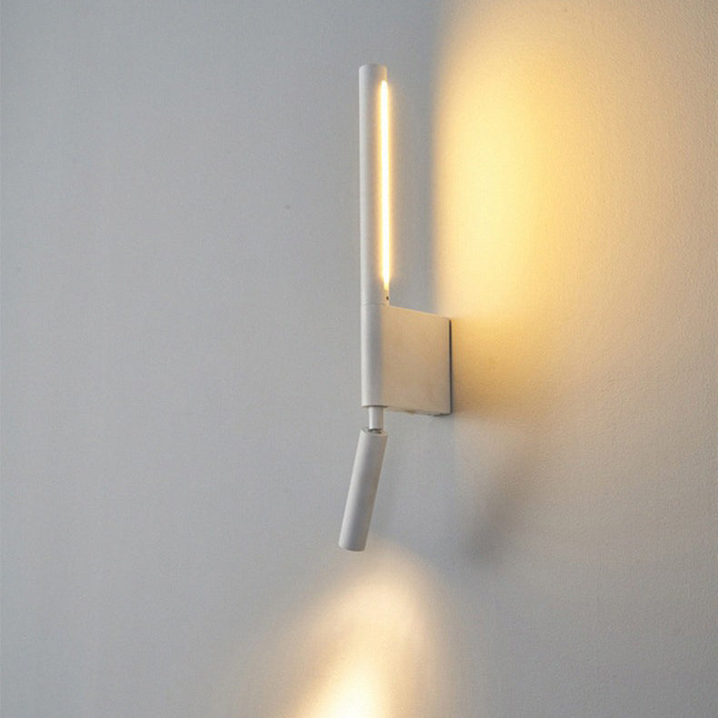 Modern Minimalist Column Iron Acrylic LED Wall Sconce Lamp