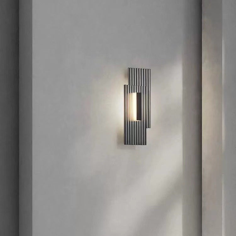 Deco Rectangular Vertical Strip Iron LED Wall Sconce Lamp