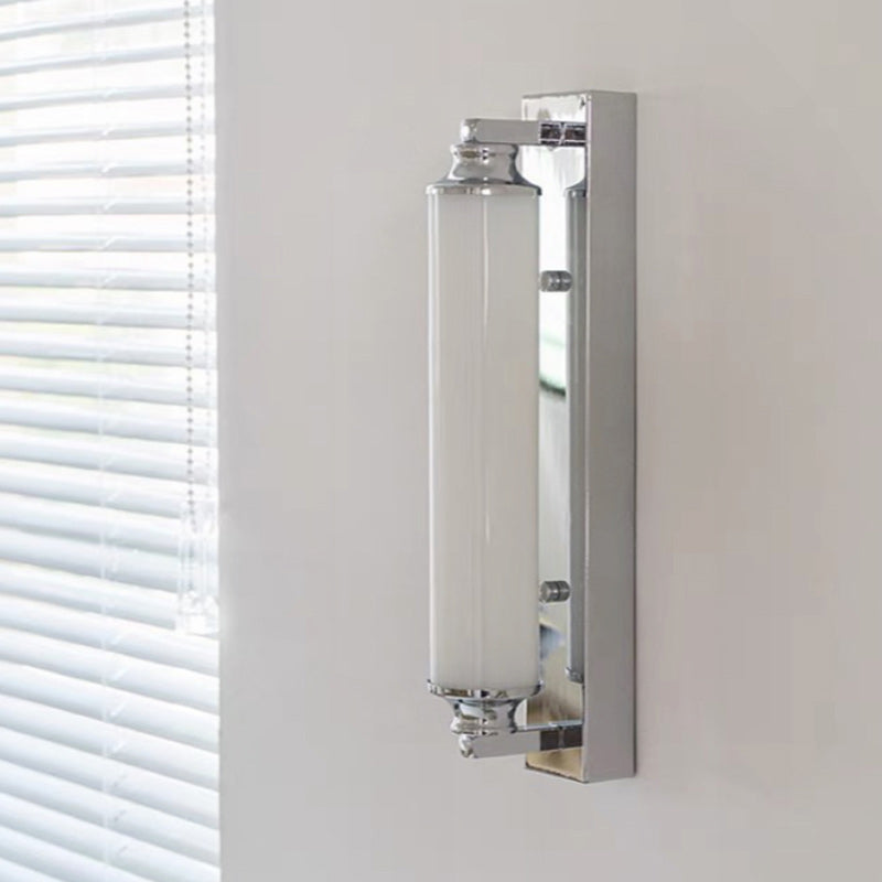 Minimalist Cylindrical Iron Acrylic LED Wall Sconce Lamp