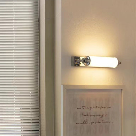 Minimalist Cylindrical Iron Acrylic LED Wall Sconce Lamp