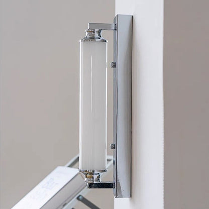 Minimalist Cylindrical Iron Acrylic LED Wall Sconce Lamp
