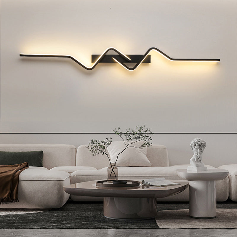 Vertical Aluminum PVC Iron Silicone LED Wall Scone Lamp