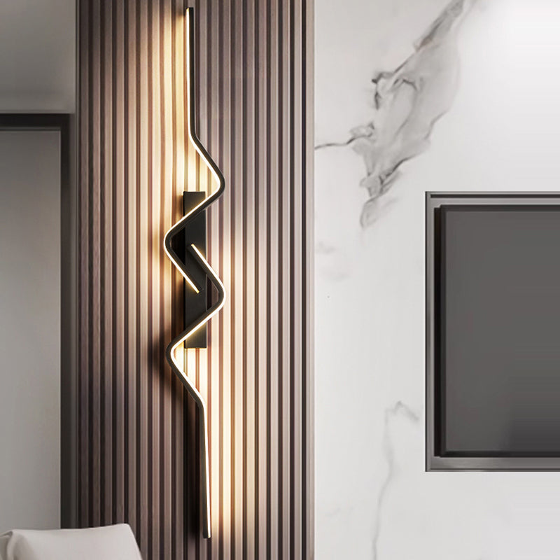 Vertical Aluminum PVC Iron Silicone LED Wall Scone Lamp