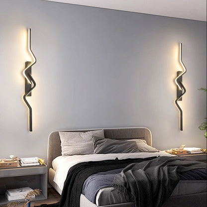 Vertical Aluminum PVC Iron Silicone LED Wall Scone Lamp