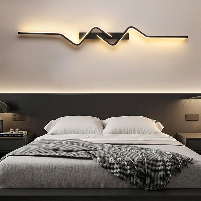 Vertical Aluminum PVC Iron Silicone LED Wall Scone Lamp
