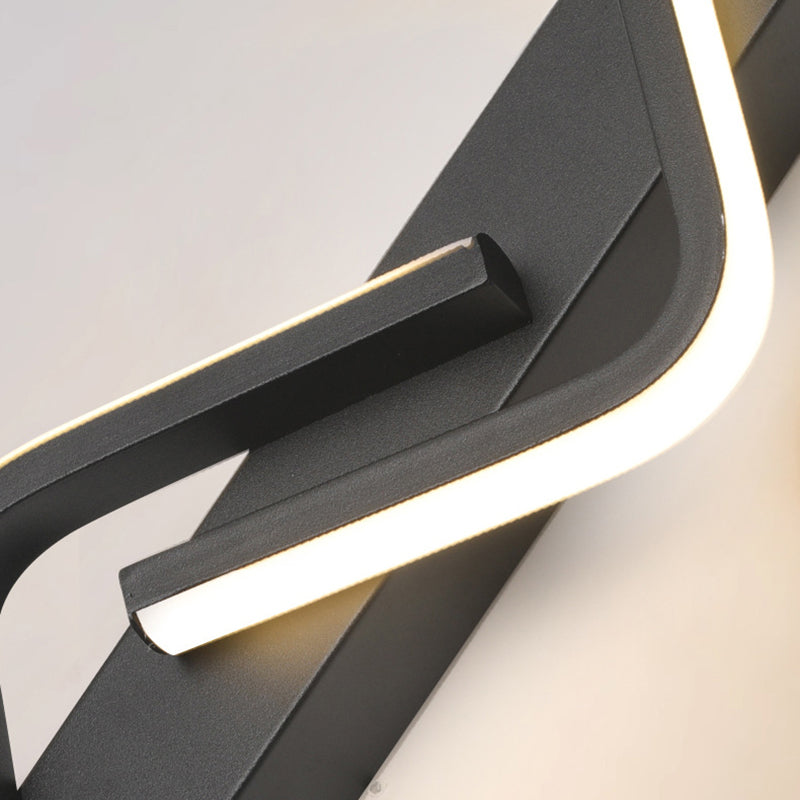 Vertical Aluminum PVC Iron Silicone LED Wall Scone Lamp