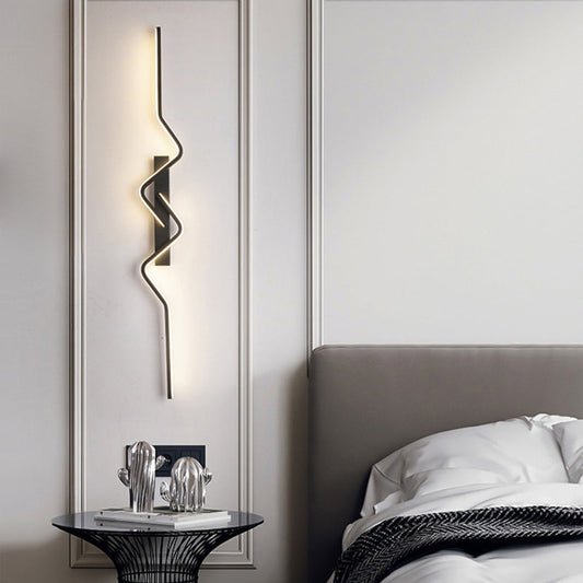 Vertical Aluminum PVC Iron Silicone LED Wall Scone Lamp