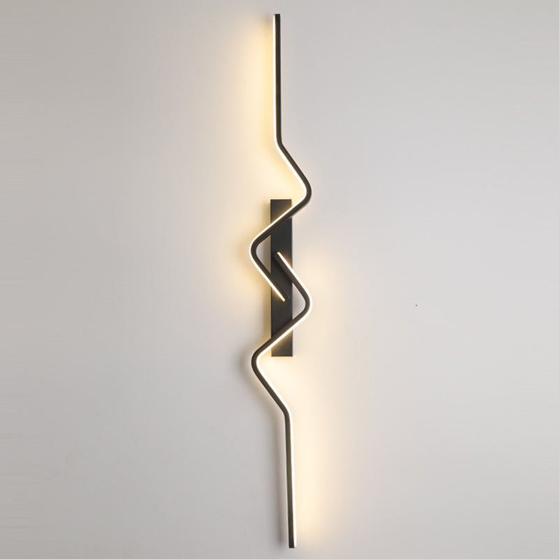 Vertical Aluminum PVC Iron Silicone LED Wall Scone Lamp