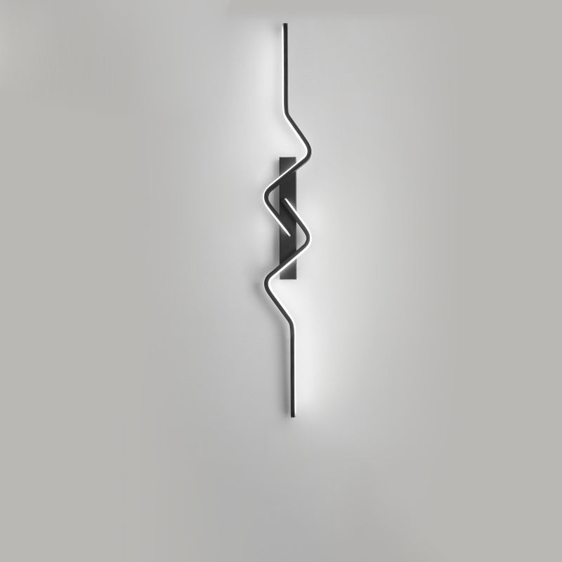 Vertical Aluminum PVC Iron Silicone LED Wall Scone Lamp