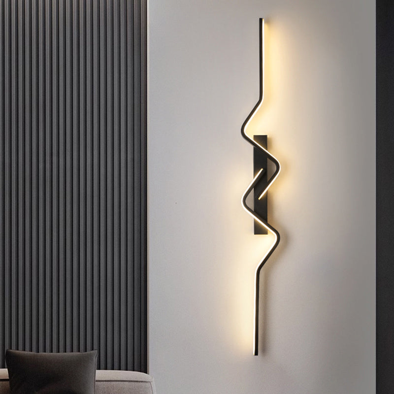 Vertical Aluminum PVC Iron Silicone LED Wall Scone Lamp