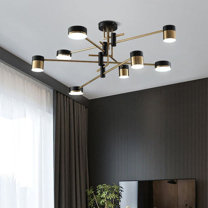 Modern Acrylic Iron Ceiling Light