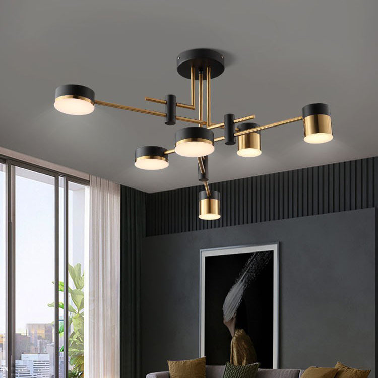 Modern Acrylic Iron Ceiling Light