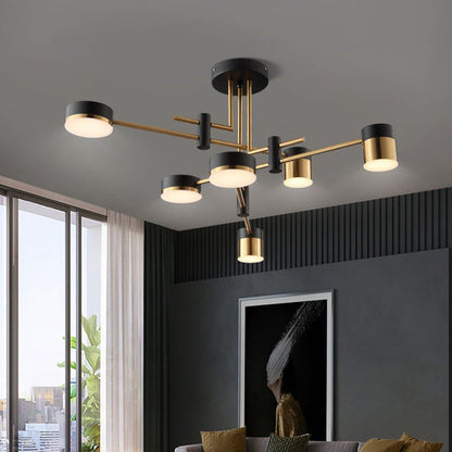 Modern Acrylic Iron Ceiling Light
