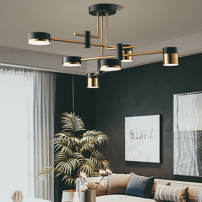 Modern Acrylic Iron Ceiling Light