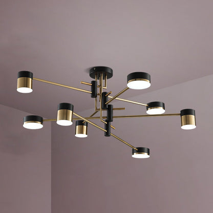 Modern Acrylic Iron Ceiling Light