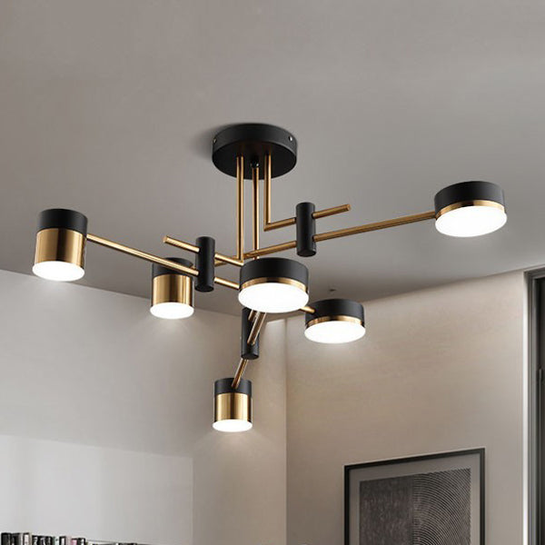 Modern Acrylic Iron Ceiling Light