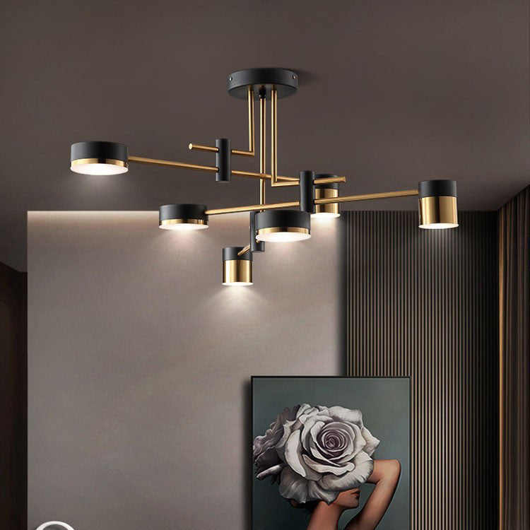 Modern Acrylic Iron Ceiling Light