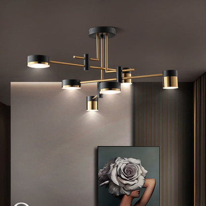 Modern Acrylic Iron Ceiling Light