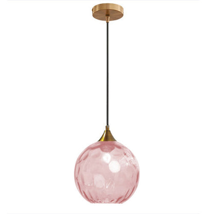 Modern Glass Iron Pendant Light
