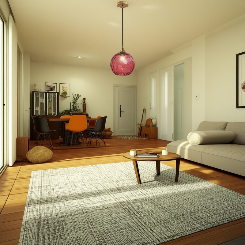 Modern Glass Iron Pendant Light
