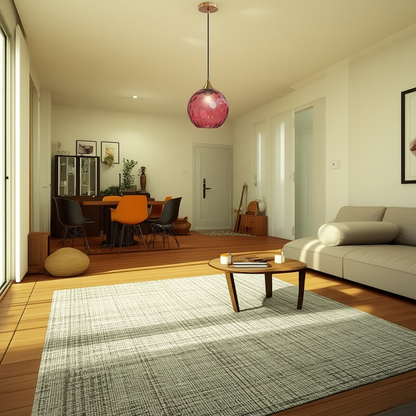 Modern Glass Iron Pendant Light