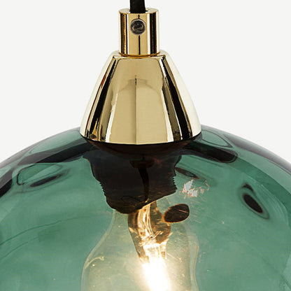 Modern Glass Iron Pendant Light