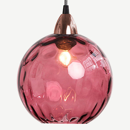 Modern Glass Iron Pendant Light