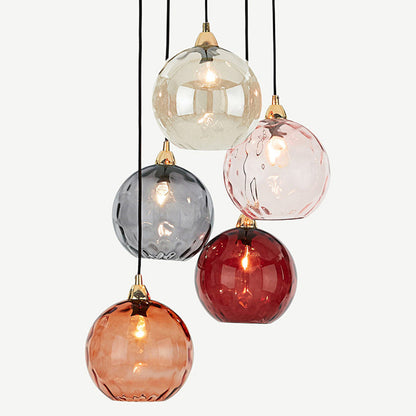 Modern Glass Iron Pendant Light