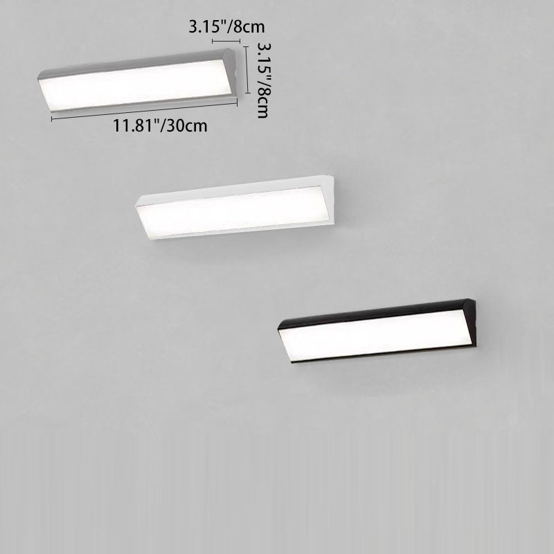 Waterproof Square Aluminum Acrylic LED Wall Scone Lamp
