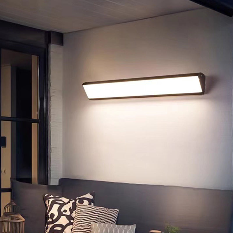 Waterproof Square Aluminum Acrylic LED Wall Scone Lamp