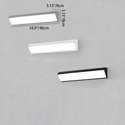 Waterproof Square Aluminum Acrylic LED Wall Scone Lamp