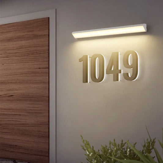 Waterproof Square Aluminum Acrylic LED Wall Scone Lamp